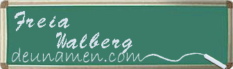 Freia Walberg Visitenkarte